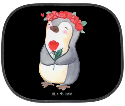 Produktbild von Mr. & Mrs. Panda Sonnenschutz Auto Jungfrau Astrologie - Schwarz - Geschenk, Tierkreiszeichen, Hitzeschutz, Geburtstagsgeschenk, Sternzeichen, Geschenke für Frauen
