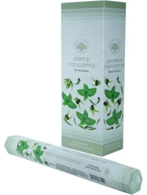 Productafbeelding van Green Tree Wierook Mint En Eucalyptus (20 stuks)