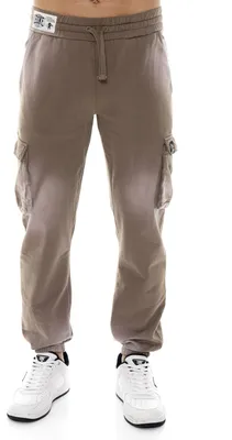 Immagine prodotto di Pantalone cargo da uomo in felpa con elastico al fondo, Leone 1947 Vintage Dept.