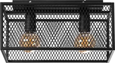 Image de Plafonnier Moderne Loft Horus Plus 2911/Z-B-2 Noir