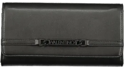 Produktbild von Elegante Damenbrieftasche in Schwarz mit Münzfach und Kontrastdetails