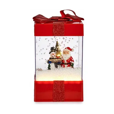 Productafbeelding van Sneeuwbaldoos, roestvrij staal, polyesterhars, 13 x 21 x 13 cm