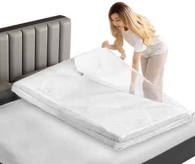Obrázek produktu pro Flexibilní tašky na polštáře a ložní prádlo, 8 kusů, opakovaně použitelné, pro domácnost, dovolenou a stěhování.