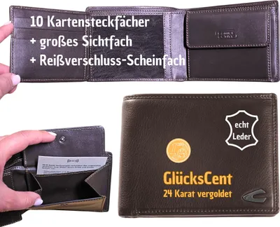 Produktbild von camel active Scheintasche Geldbörse Herrenbörse querformat, Leder Vegas