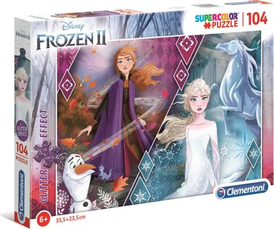 Obrázok produktu pre Clementoni 104-Dielne Puzzle S Trblietkami Frozen 2 20163