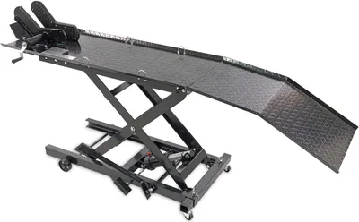 Produktbild von HBM 360 kg Motorrad-Hebetisch – Schwarz