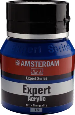 Produktbild von Amsterdam Expert Series Acrylfarbe Flasche 400 ml Phthaloblau 570