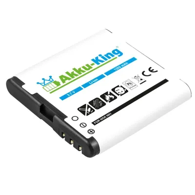 Produktbild von Akku kompatibel mit Nokia BP-6MT - Li-Ion - für 6720, E51, N78, N81, N81 8GB, N82, 5610, 6110, 6500, 6270