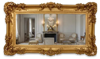 Produktbild von Barock Wandspiegel Antik Gold 96x57 cm