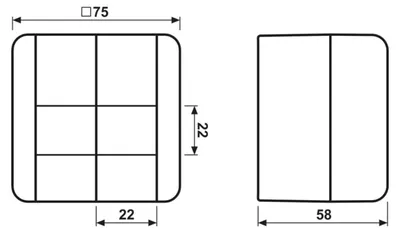Zdjęcie produktu dla Jung 835 NAW Przełącznik elektryczny 1P czarny