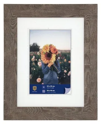 Image de Cadre photo Henzo en bois composite (WPC), modèle Dahlia, dimensions 30x40 cm, couleur marron moyen