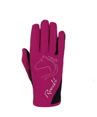 Produktbild von Roeckl Tryon Kinder Teenies Reithandschuhe berry, Roe17_Gr.:5