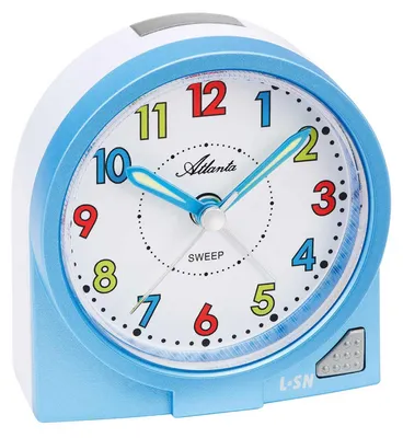Produktbild von Atlanta Atlanta 2127/5 Quarzwecker blau / weiß