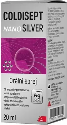 Produktbild von Coldisept nanoSilver Mundspray 20 ml