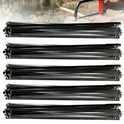 Image de TRANKIELO® - Lames de scie 50 pièces - 127 mm - Acier au carbone - Adaptées au bois, au plastique et au métal