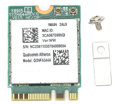 Image de Carte réseau sans fil double bande QCNFA344A WiFi avec puce Bluetooth – Module sans fil pour Windows