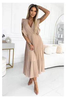Produktbild von Kleid NUMOCO EMILY 315-6 BEIGE Größe: S