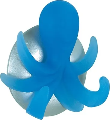 Produktbild von spirella Haken Octopus Blau selbstklebend