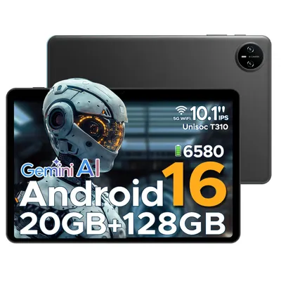 Produktbild von DOOGEE Tab A9 Pro Android 16, 10,1 Zoll, 20(4+16)GB+128GB(bis 2TB erweiterbar), WiFi 5, 6580mAh, Dual-Lautsprecher