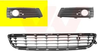 Produktbild von VAN WEZEL Lüftungsgitter Grill Stoßfänger für OPEL ZAFIRA B (A05) mit Loch/Löchern für Nebellampen