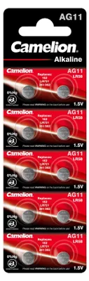 Immagine prodotto di Pila a bottone CAMELION AG11 1,5V Alcalina 10 blister