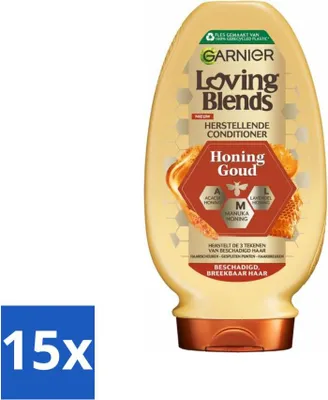 Produktbild von Garnier Loving Blends Honig-Gold-Conditioner 250 ml - Vorteilspack - 15 Stücke