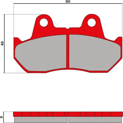 Produktbild von Malossi BRAKE PADS MHR Bremsbeläge