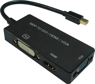 Produktbild von VALUE Adapterkabel Mini DisplayPort - VGA / DVI / HDMI, v1.2, Aktiv
