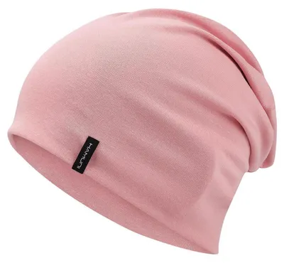 Obrázek produktu pro Čepice typu "slouchy" pro dámy i pány, bavlněná, dvouvrstvá, růžová