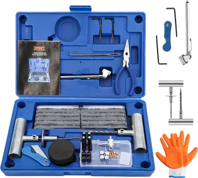 Obrázek produktu pro Jiubiaz 73 Pc Car Tyre Repair Kit Puncture Kit Patch Kit Ostatní nářadí do auta