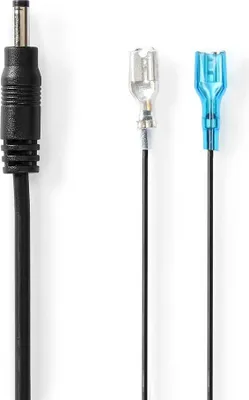 Produktbild von Nedis WCPC2612BK Stromkabel F1 Kupfer 2 m PVC für Wildkameras 6/12 V Schwarz
