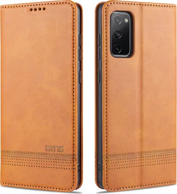 Immagine prodotto di LaimTop Custodia in pelle per Samsung S20 FE, Flip Cover Wallet Case Chiusura magnetica Stand Custodia protettiva per Samsung Galaxy S20 FE Marrone