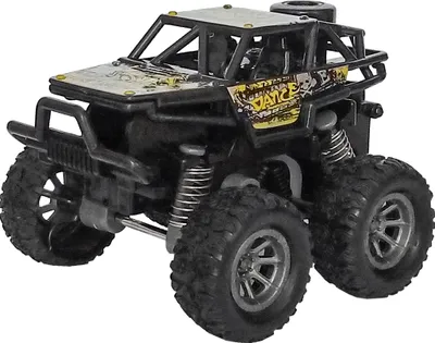 Produktbild von Monster Truck 4x4 Off-Road mit Rückzug Monstertruck Modellauto Modell Auto 62 (Gelb)