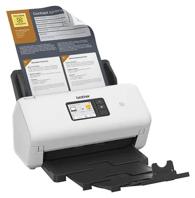 Produktbild von Brother ADS-4550W, 600 x 600 DPI, 48 Bit, 24 Bit, 8 Bit, 35 Seiten pro Minute, 35 Seiten pro Minute