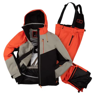 Produktbild von killtec 2-teiliger Herren Skianzug orange wasserdicht winddicht Gr. 3XL