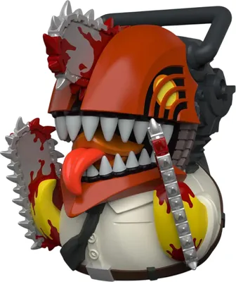 Obrázek produktu pro Chainsaw Man – mini gumová kachnička „TUBBZ“, Denji CD2247 (jednotná velikost) (oranžová/bílá)