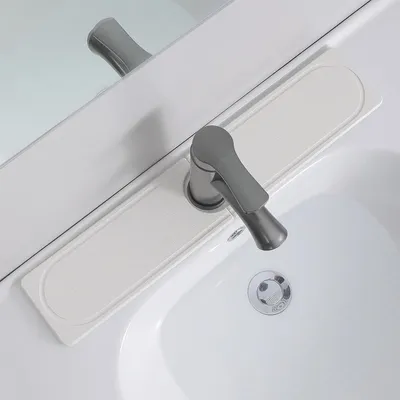 Obrázek produktu pro Diatomitová rohož pod baterii 50×10 cm bílá, rychleschnoucí, do kuchyně/koupelny.