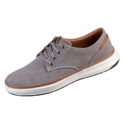 A single gray sneaker is shown against a white background.
