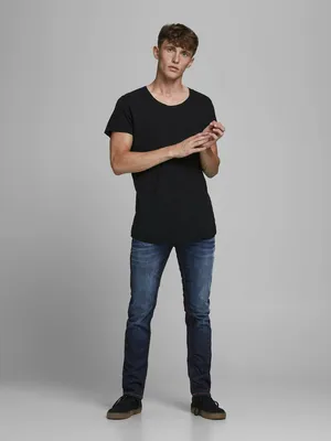 Produktbild von JACK & JONES Herren Slim Fit Jeans TIM JJ ORIGINAL Straight Legs |