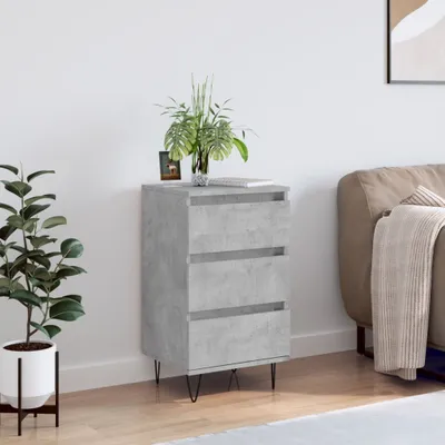 Produktbild von The Living Store Sideboard Betongrau 40x35x70 cm Holzwerkstoff