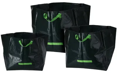Produktbild von Gartensäcke-Set, widerstandsfähiger Kunststoff, 3er-Set
