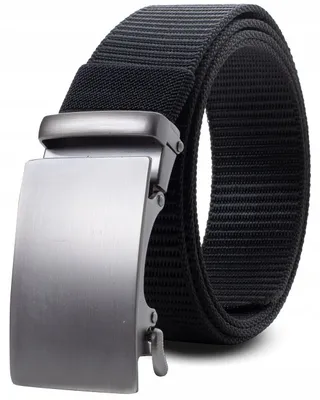 Produktbild von Herren Gürtel 120cm Geflochtene Dornschließe Schwarz