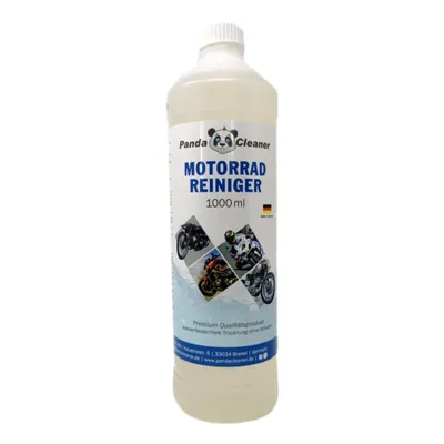 Produktbild von PandaCleaner Motorrad-Reiniger - 1000ml - Premium Konzentrat - Motorbike Komplettreiniger - Reinigungsmittel Motorrad