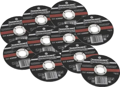 Image de 10 disques de coupe en métal, Ø115 x 2,5 mm