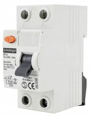 Produktbild von Rcd 2P 25A 30Ma Ac Schelinger A03-K7-2-25-030