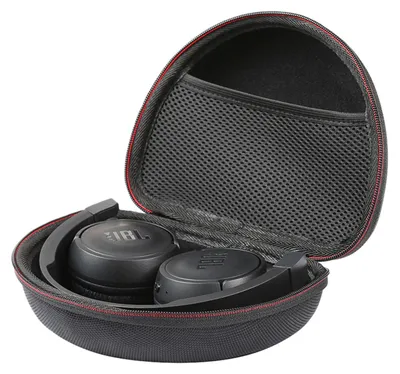 Produktbild von Kopfhöreretui, Bluetooth-Kopfhöreretui und mehr, faltbare Kopfhörerhülle, Hartschalen-Kopfhörerschutztasche, schwarz