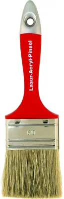 Produktbild von Lasuren-Flachpinsel 'Basic', 6.Stärke, 30 mm  / Krt a 12 Stück
