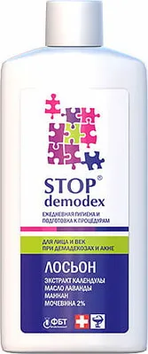 Produktbild von STOP DEMODEX Tonic für Gesicht und Augenlider 150 ml (Ukraine) GOLDEN PHARM
