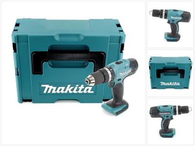Image de Makita DHP 453 ZJ Perceuse-visseuse à percussion sans fil 18V 42Nm en Makpac - sans batterie ni chargeur