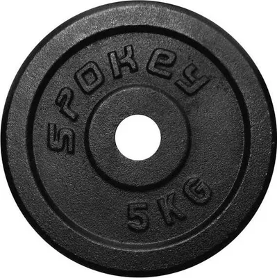 Produktbild von Spokey Gusseisen-Hantelscheibe 1x 5kg, 29mm Lochung